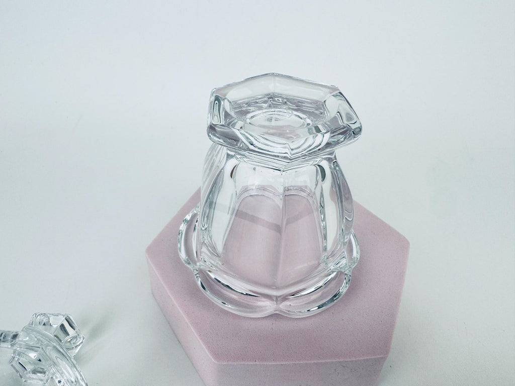 Vintage Baccarat France Crystal Glass Condiment Jar - Bretagne Pattern - Each Jars Sold Separately