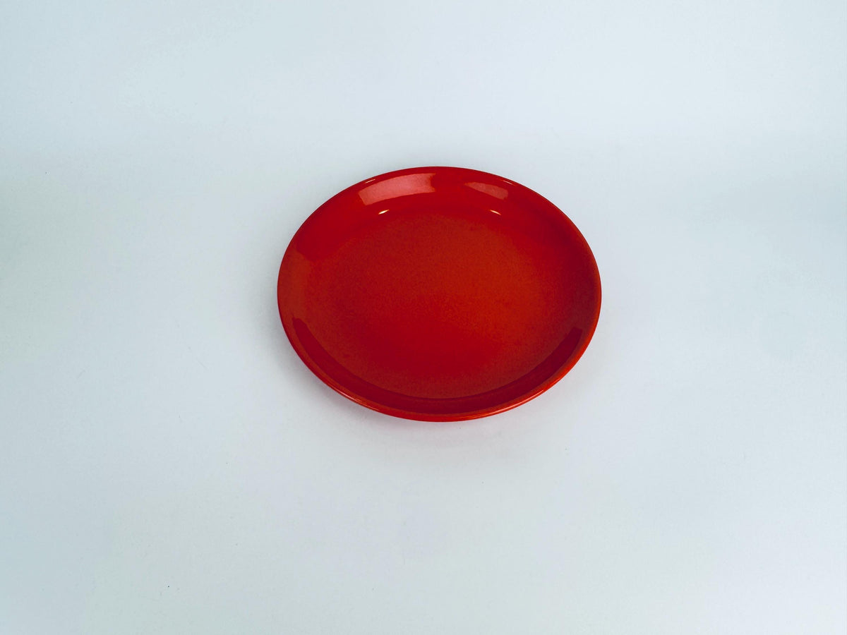 Vintage 'Waechtersbach' Red Ceramic Dinner Plate - Christmas Holiday Dinner Tableware