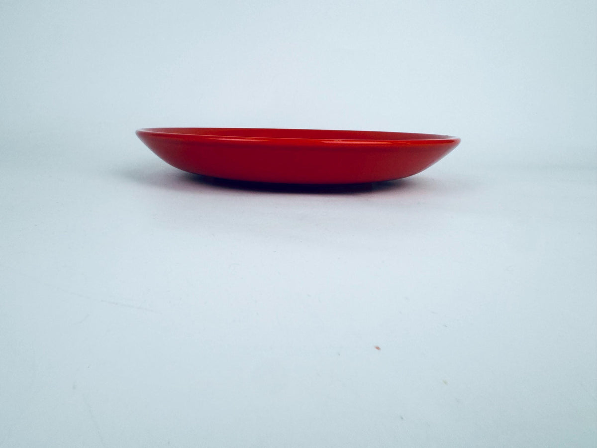 Vintage 'Waechtersbach' Red Ceramic Dinner Plate - Christmas Holiday Dinner Tableware