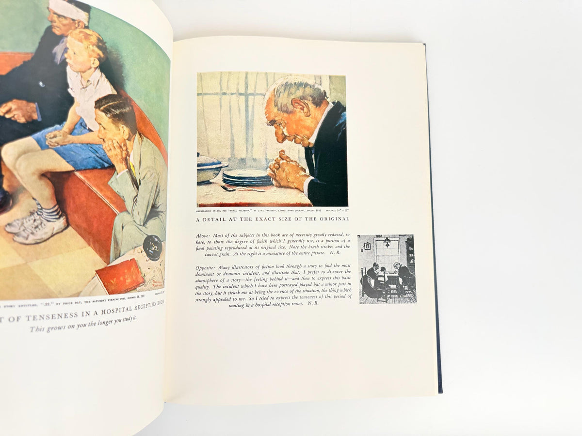 Vintage 1970s Norman Rockwell Illustrator Hardcover Art Book - Arthur L Guptill