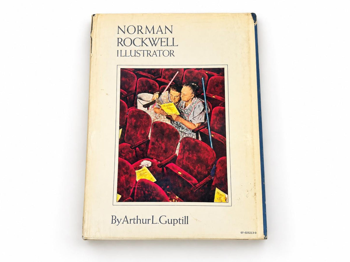 Vintage 1970s Norman Rockwell Illustrator Hardcover Art Book - Arthur L Guptill