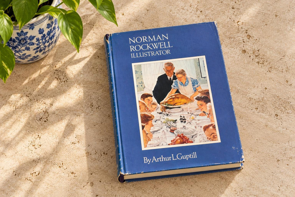 Vintage 1970s Norman Rockwell Illustrator Hardcover Art Book - Arthur L Guptill