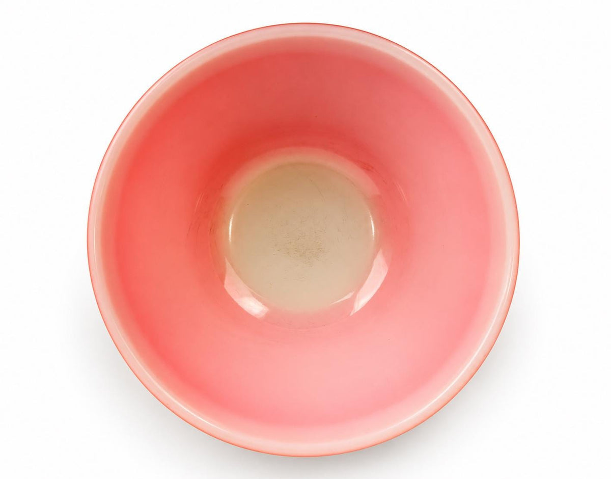 Vintage 1970s Pyrex 402 Friendship Red Mixing Bowl - 1.5 Quart Opal Glass