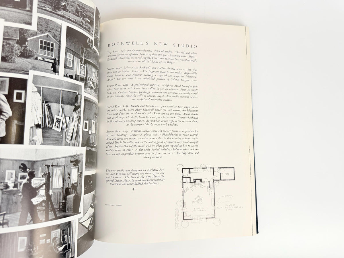 Vintage 1970s Norman Rockwell Illustrator Hardcover Art Book - Arthur L Guptill